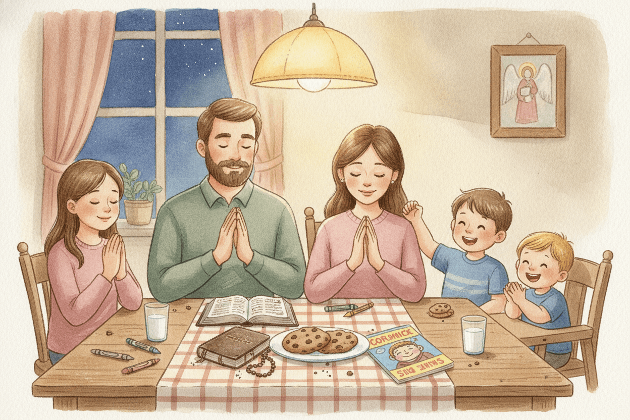 Try a Hope-Filled Heaven Conversation This Week — illustration for BibleHeroes blog
