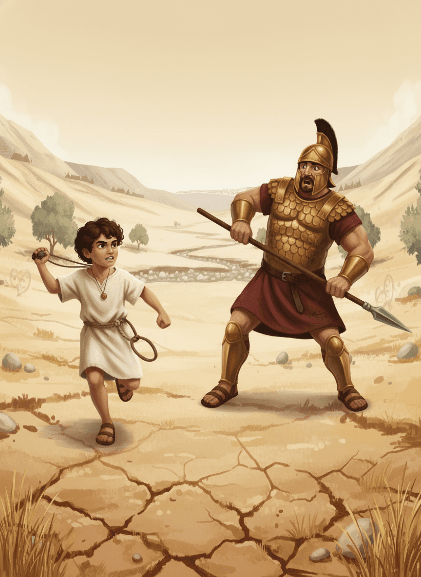 David and Goliath