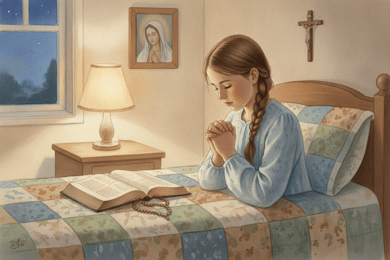 Let Prayer Come Before the Hard Conversation — illustration for BibleHeroes blog