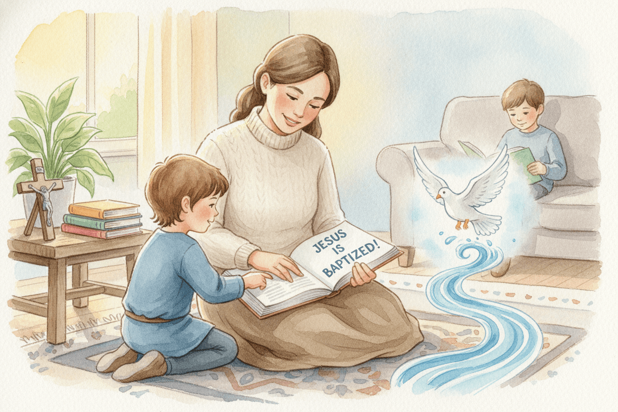 Give a True, Child-Sized Explanation of the Trinity — illustration for BibleHeroes blog