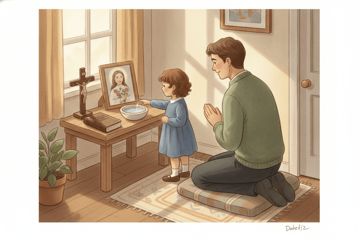 Keep the Sacred Visible, but Not Busy — illustration for BibleHeroes blog