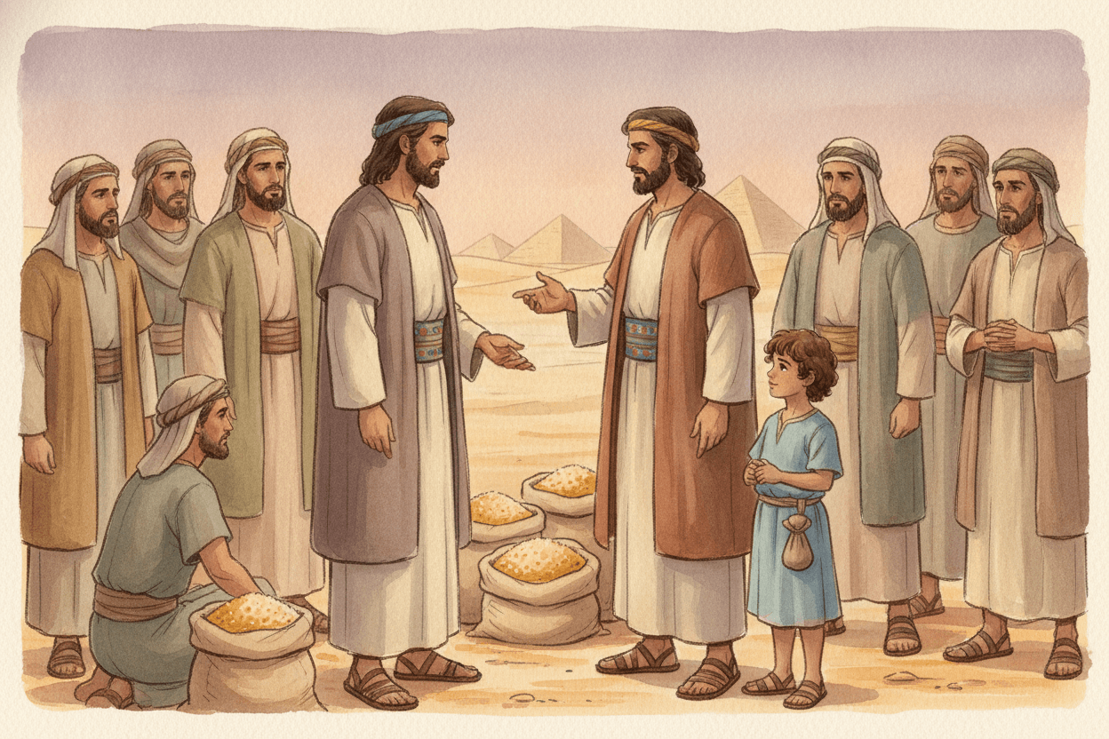 Forgiveness Did Not Mean Pretending It Never Happened — illustration for BibleHeroes blog