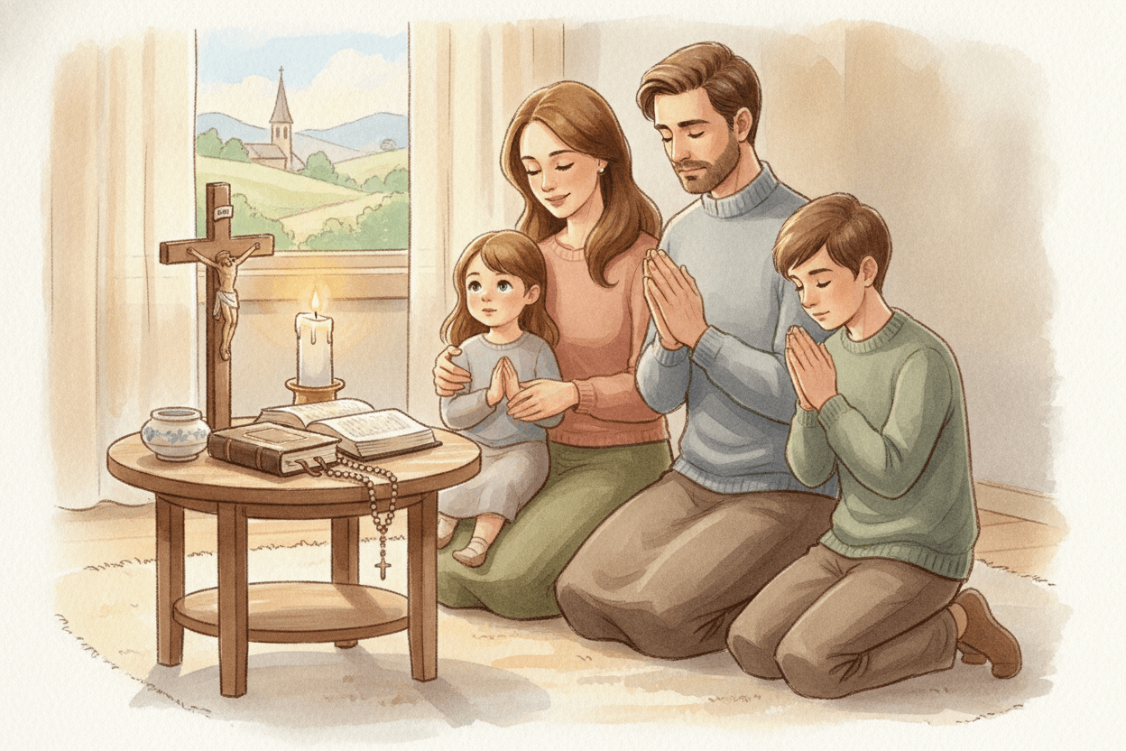 Parents Nurture a Vocation They Do Not Own — illustration for BibleHeroes blog