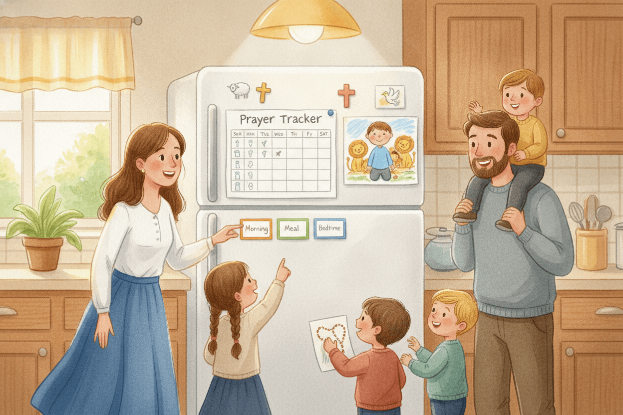 Try Daniel’s Rhythm for Seven Days — illustration for BibleHeroes blog