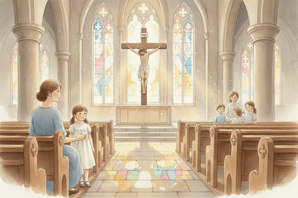 When They Ask Why God Allows Suffering — illustration for BibleHeroes blog