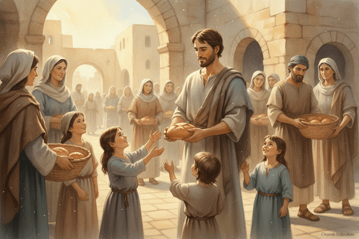 Who Was Stephen Before He Became a Martyr? — illustration for BibleHeroes blog