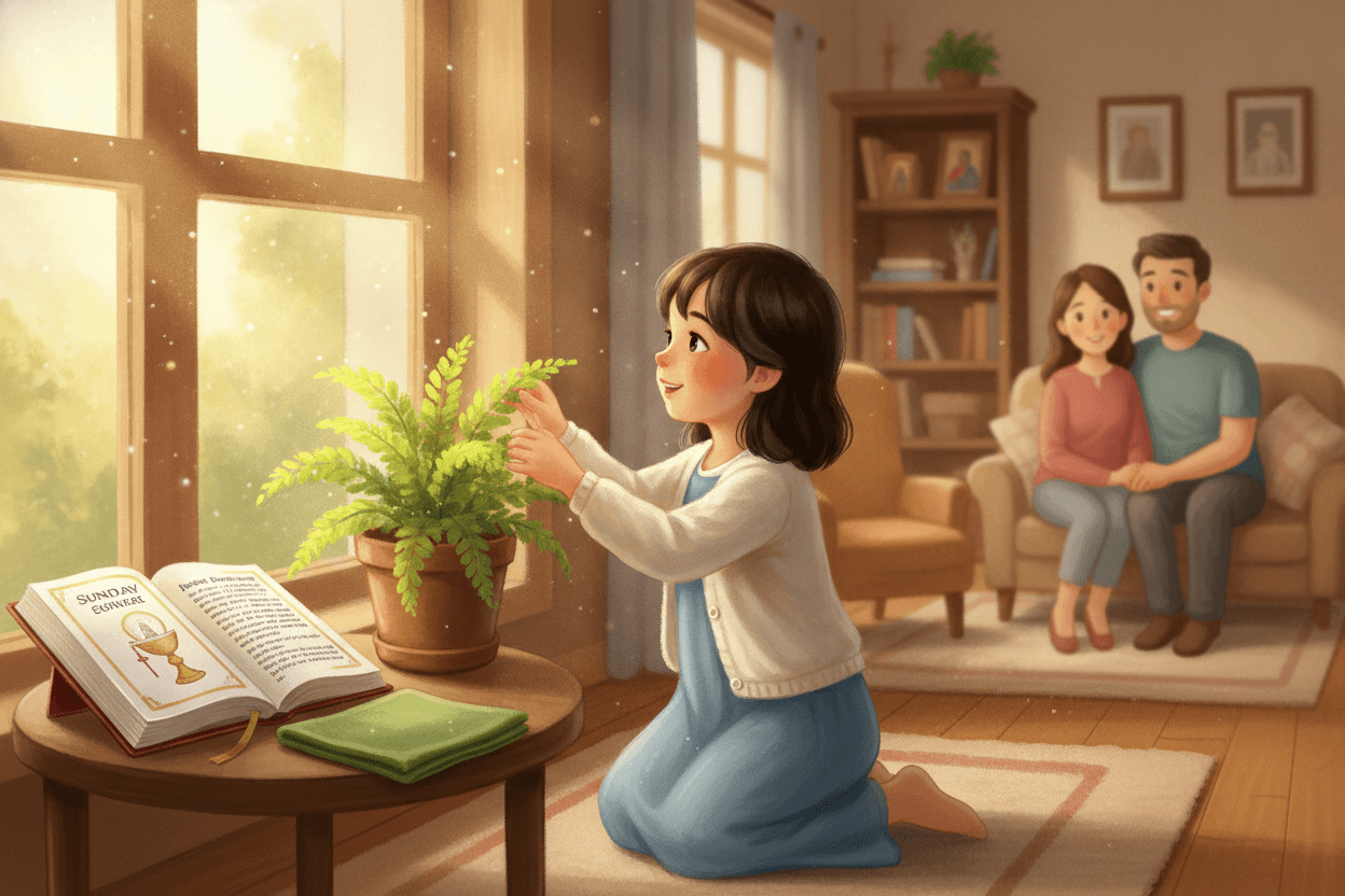 Ordinary Time Is When Discipleship Takes Root — illustration for BibleHeroes blog