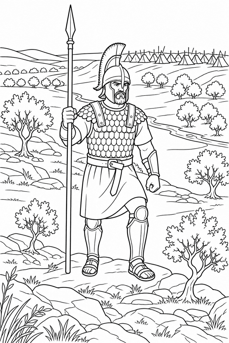 David and Goliath comic cover