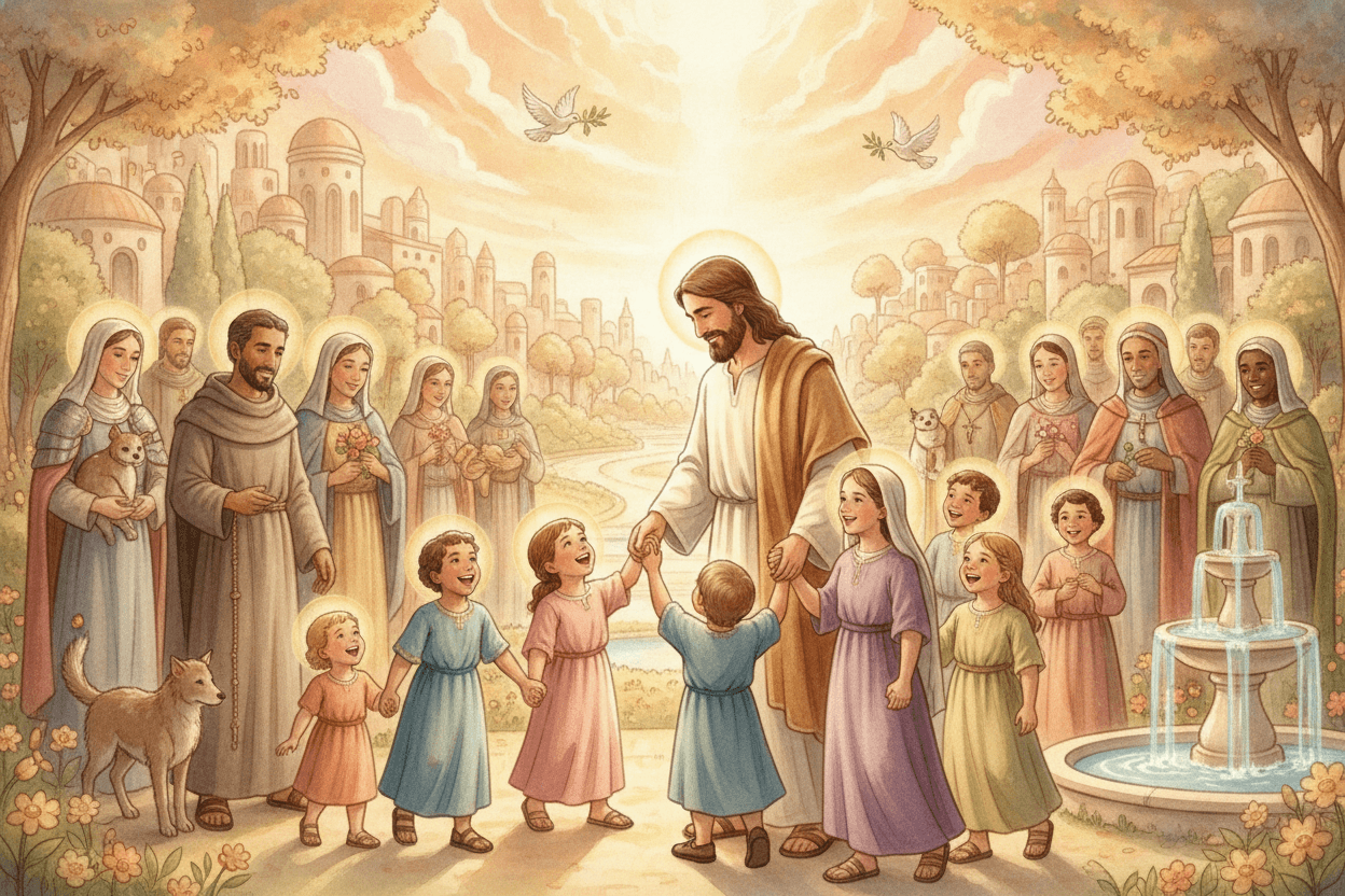Lead With Heaven: The Home God Made Us For — illustration for BibleHeroes blog