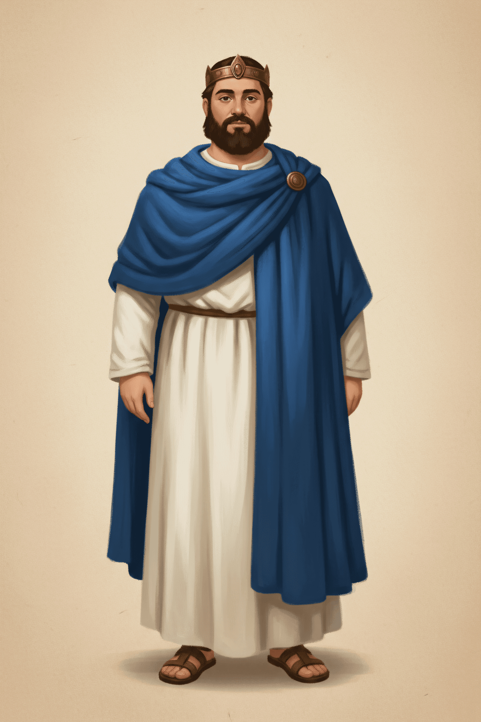 King Ahab portrait