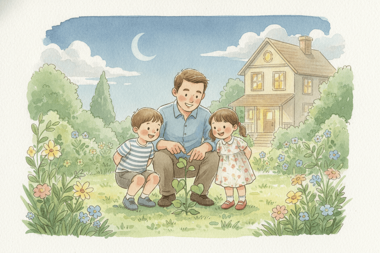 Wednesday and Thursday: Find God’s Care in Plants and the Sky — illustration for BibleHeroes blog