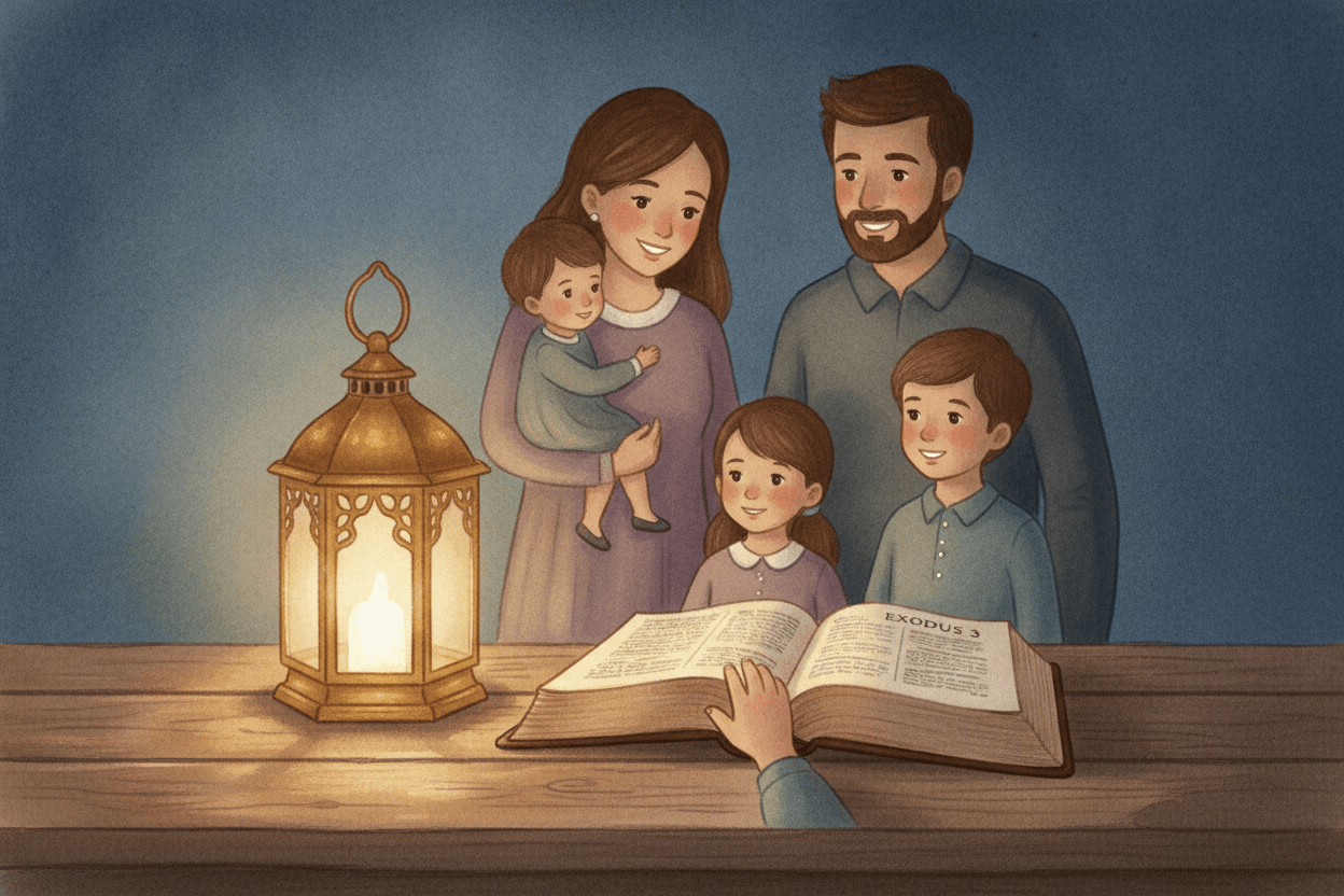 A Kid-Friendly Way to Explain God’s Name — illustration for BibleHeroes blog