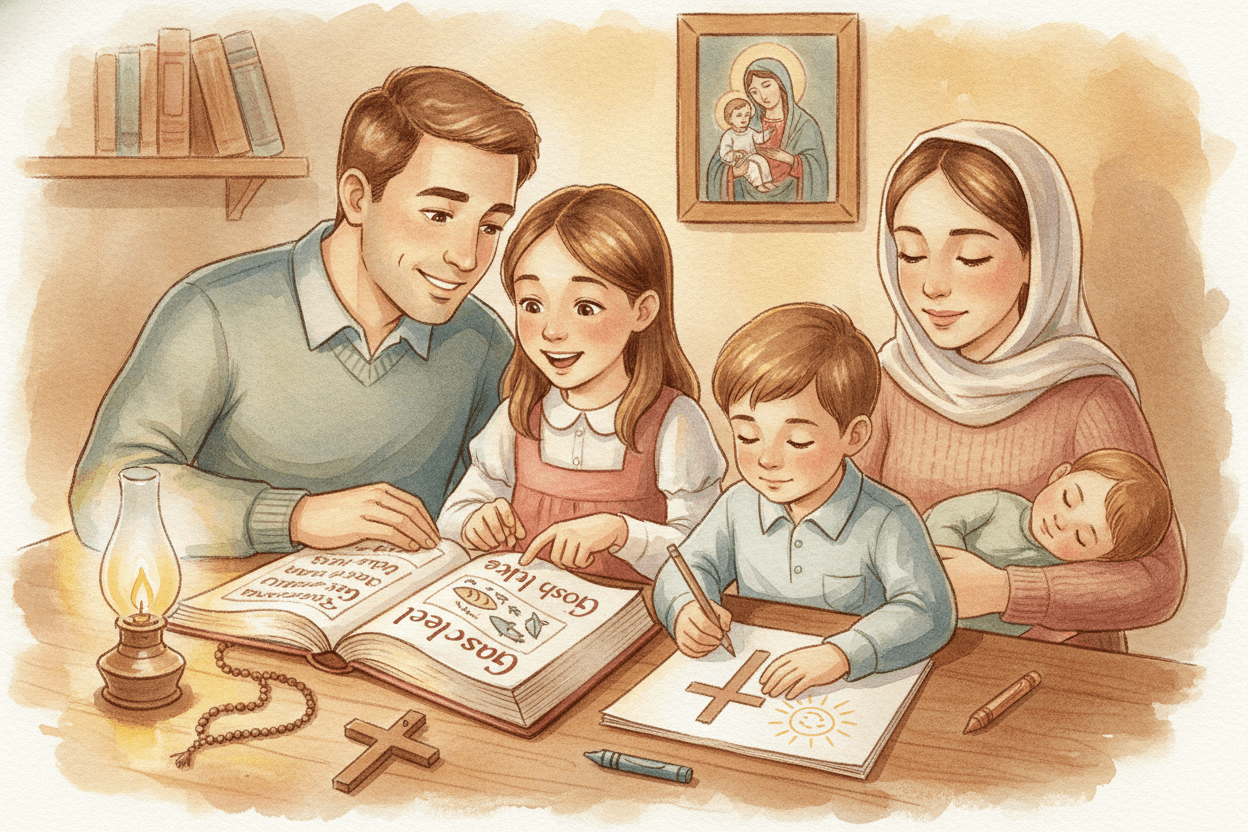 Ask These Three Questions Every Single Week — illustration for BibleHeroes blog