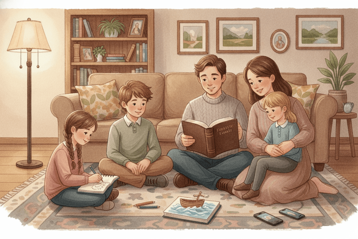 What to Do When the Room Gets Wiggly, Loud, or Quiet — illustration for BibleHeroes blog