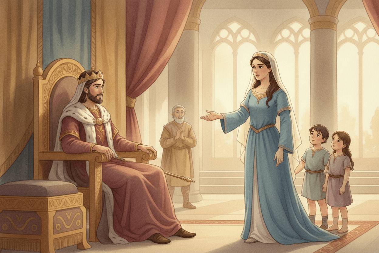 Where Is God in Esther’s Story? — illustration for BibleHeroes blog